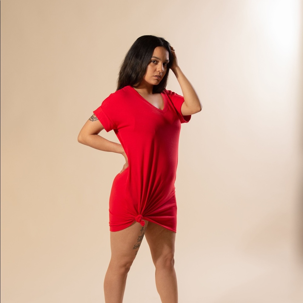T shirt dress w/ pockets